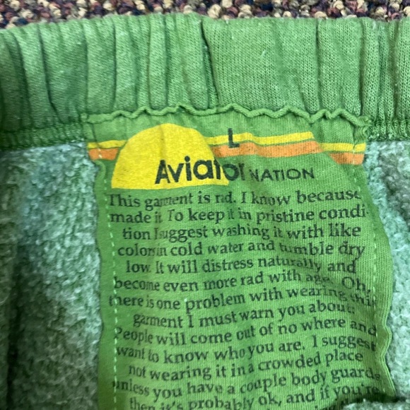 Green Aviator Nation Joggers - Picture 4 of 4